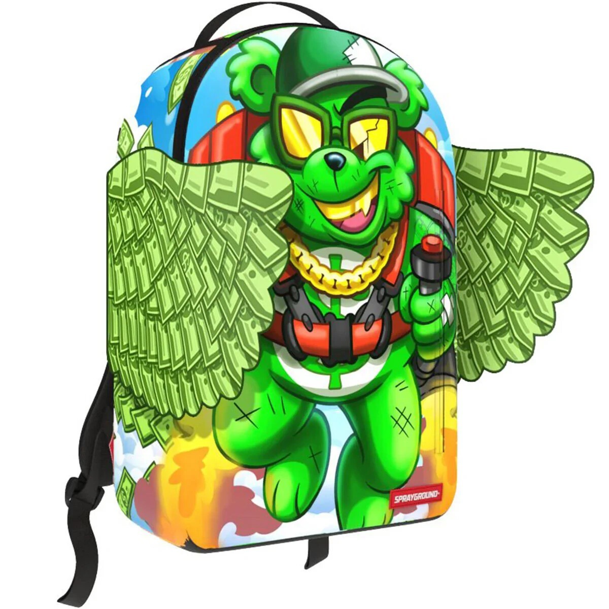 Sprayground Money Bear Wings DLX Backpack