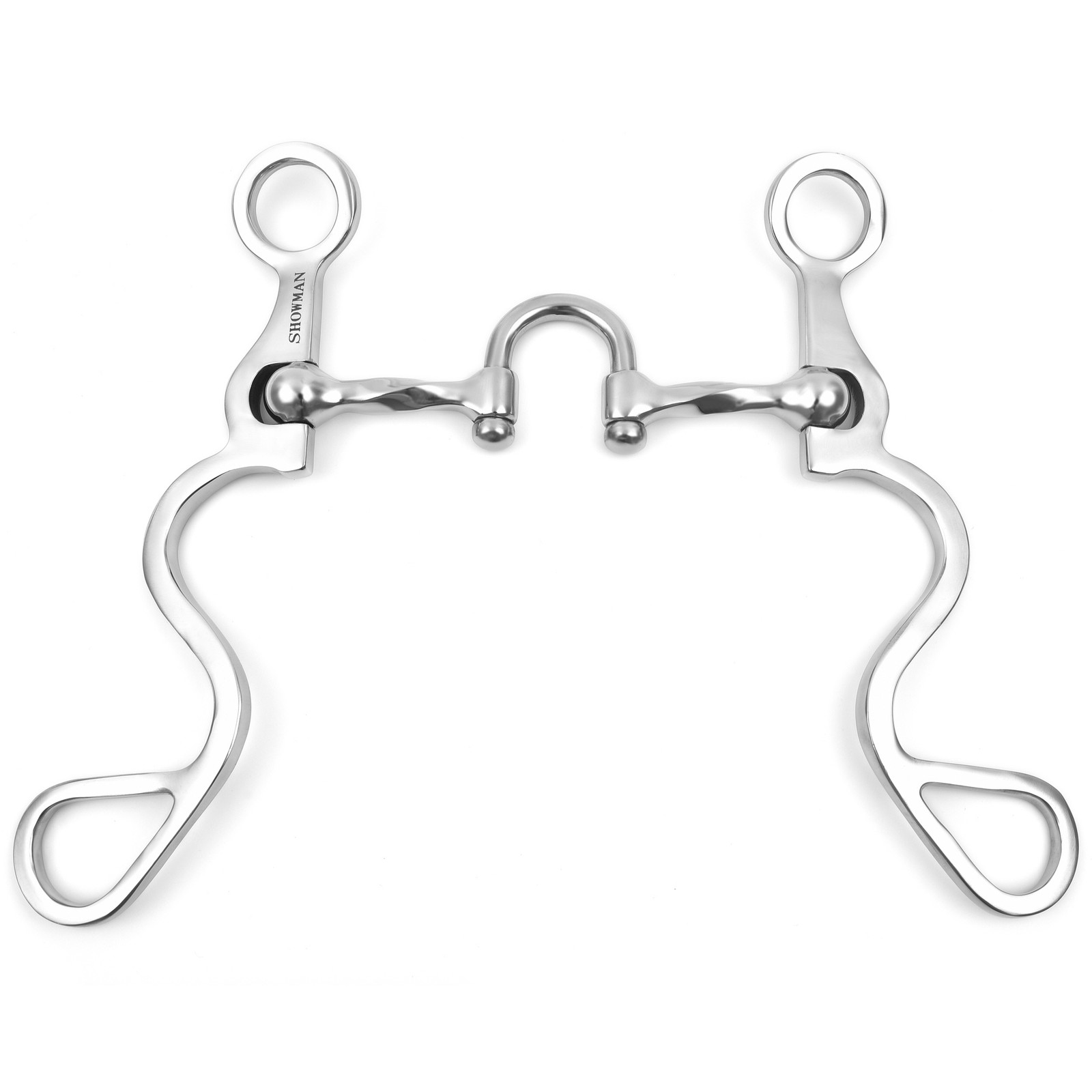 Showman Long S Shank Bit w/ Full Slow Twist Correction Port