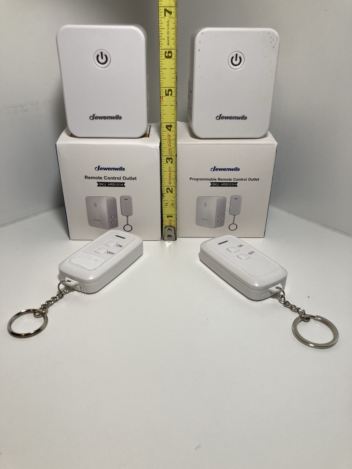 2 Dewenwils indoor wireless remote control double sided outlet sets EPOC in box