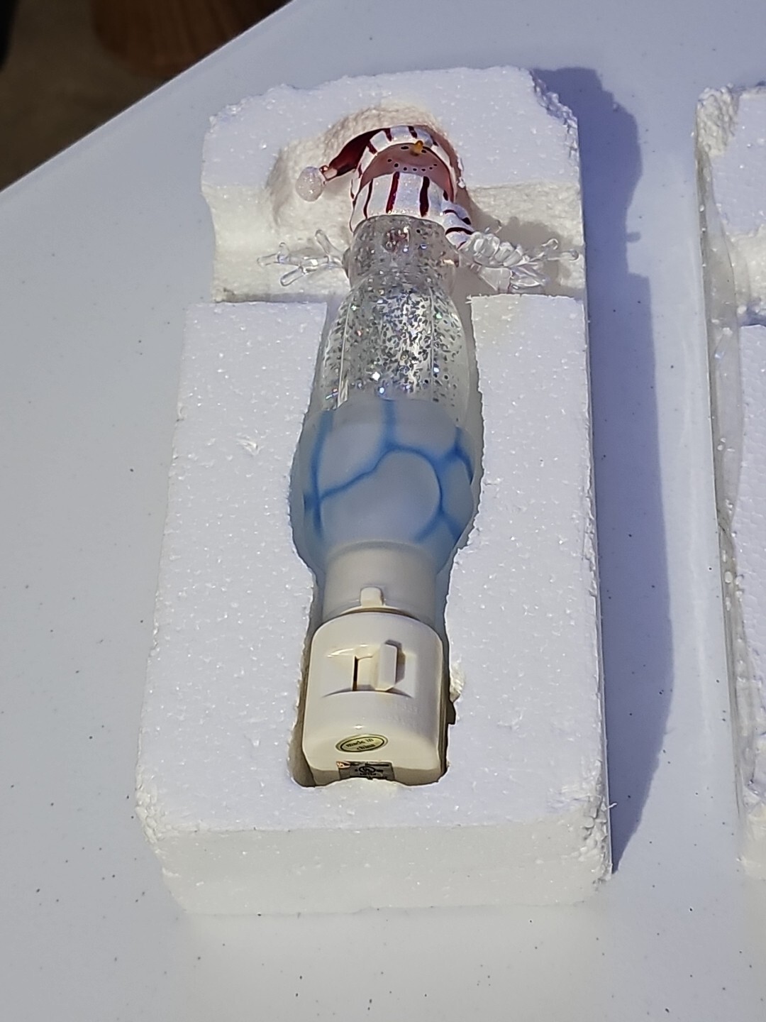 Enchanted Forest Snowman Lava Nightlight