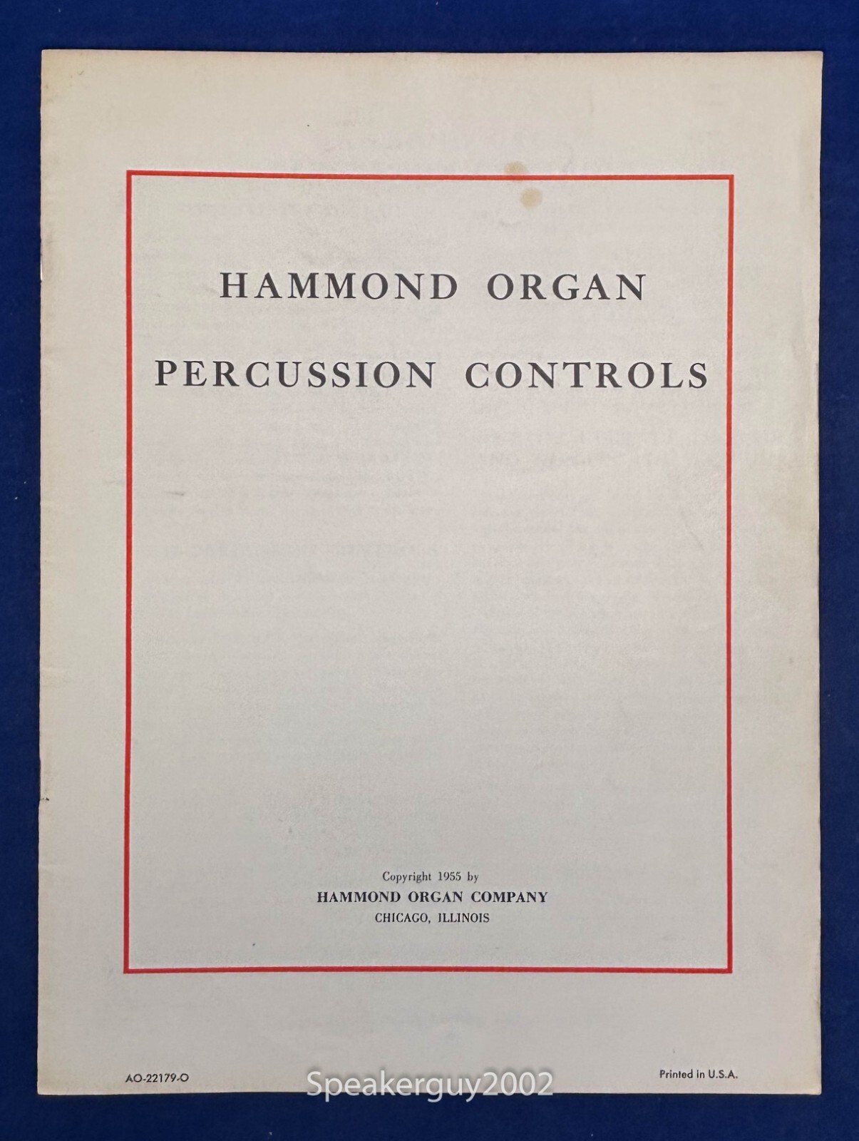 Guide to the Hammond Organ Percussion Controls