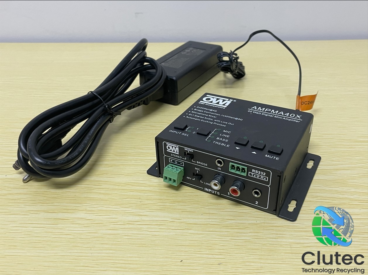 Owi AMPMA40X 40 Watt Digital Mini Amplifier w/ AC Adapater