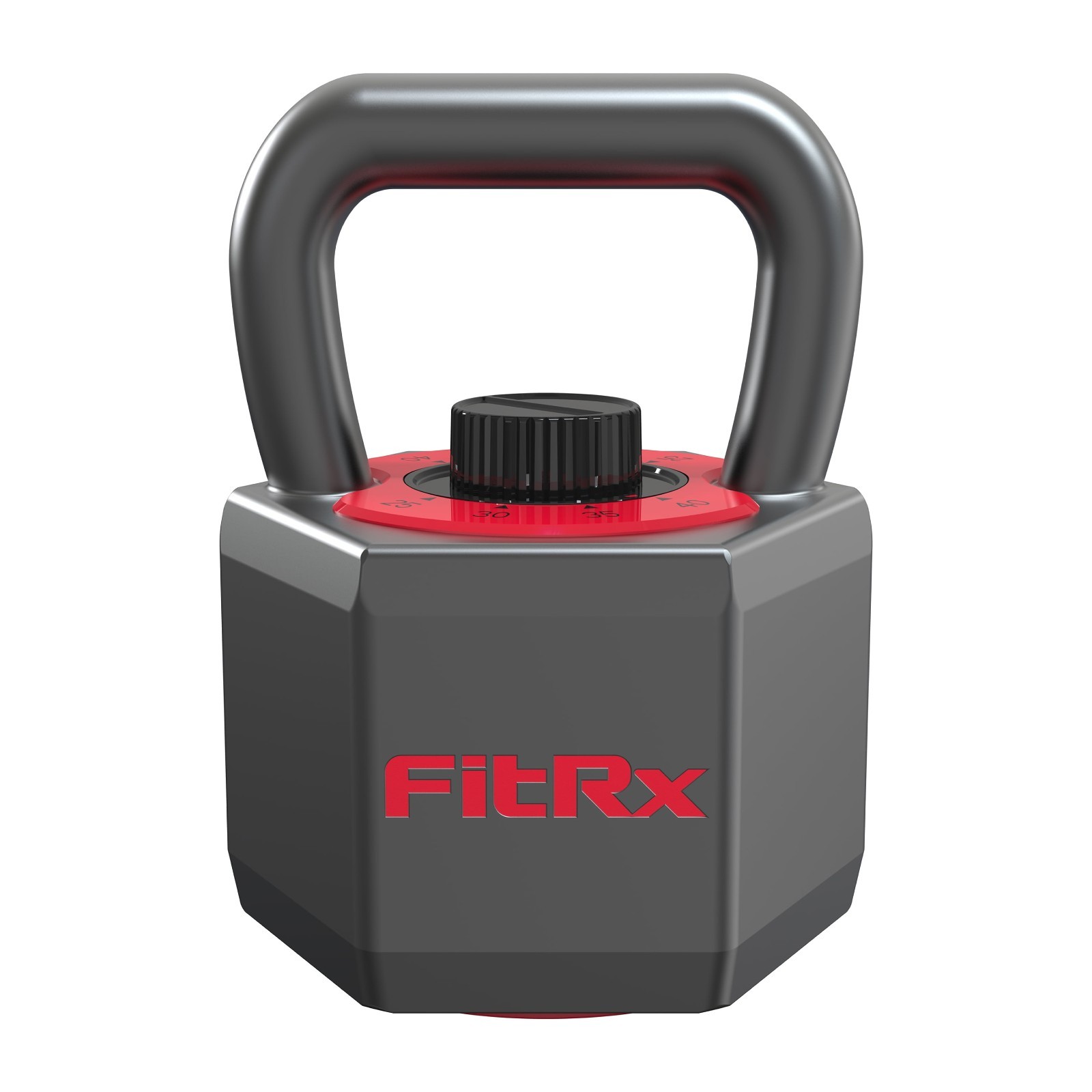 25 lbs SmartStack Wide handle Adjustable Kettlebell, 40 lbs, Black