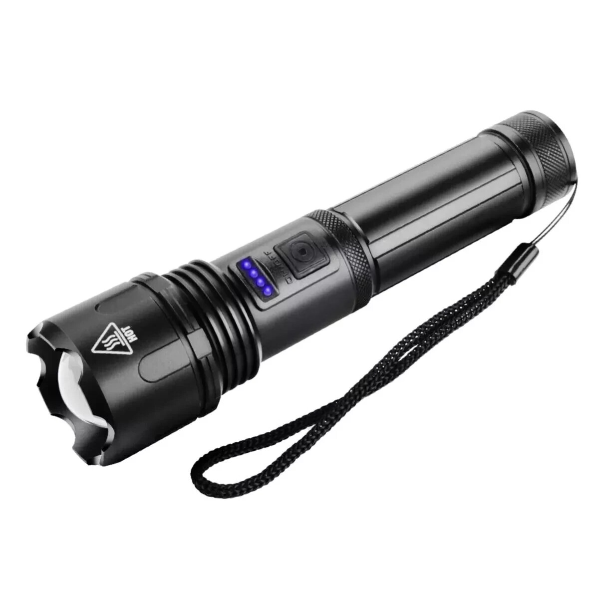 1000000 Lumens Super Bright LED Tactical Flashlight Rechargeable LED Work Light