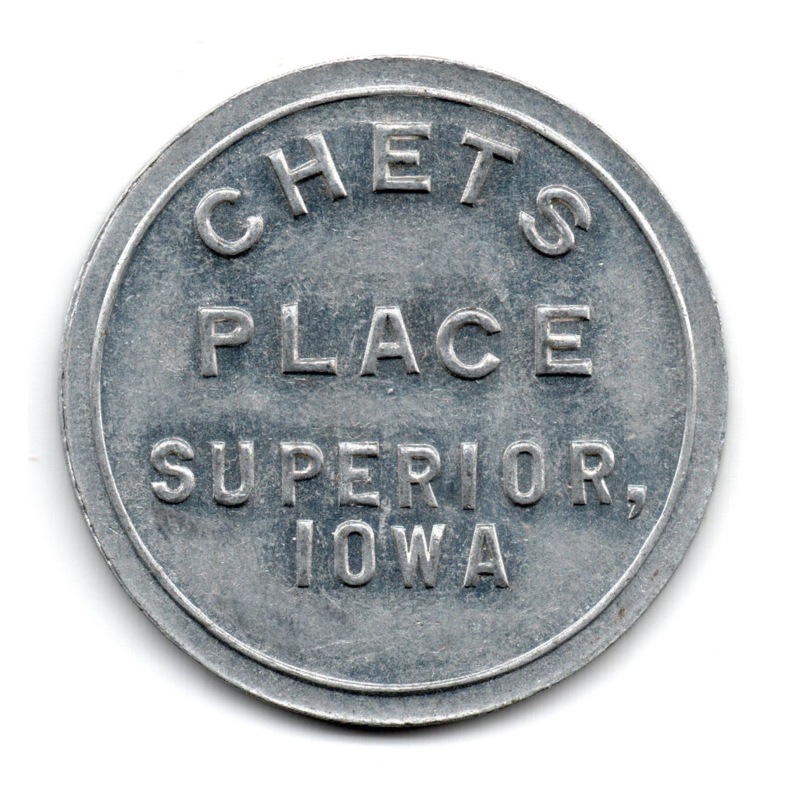 CHETS PLACE • GOOD FOR 25¢ IN TRADE • SUPERIOR, IOWA, IA. • TC-285662