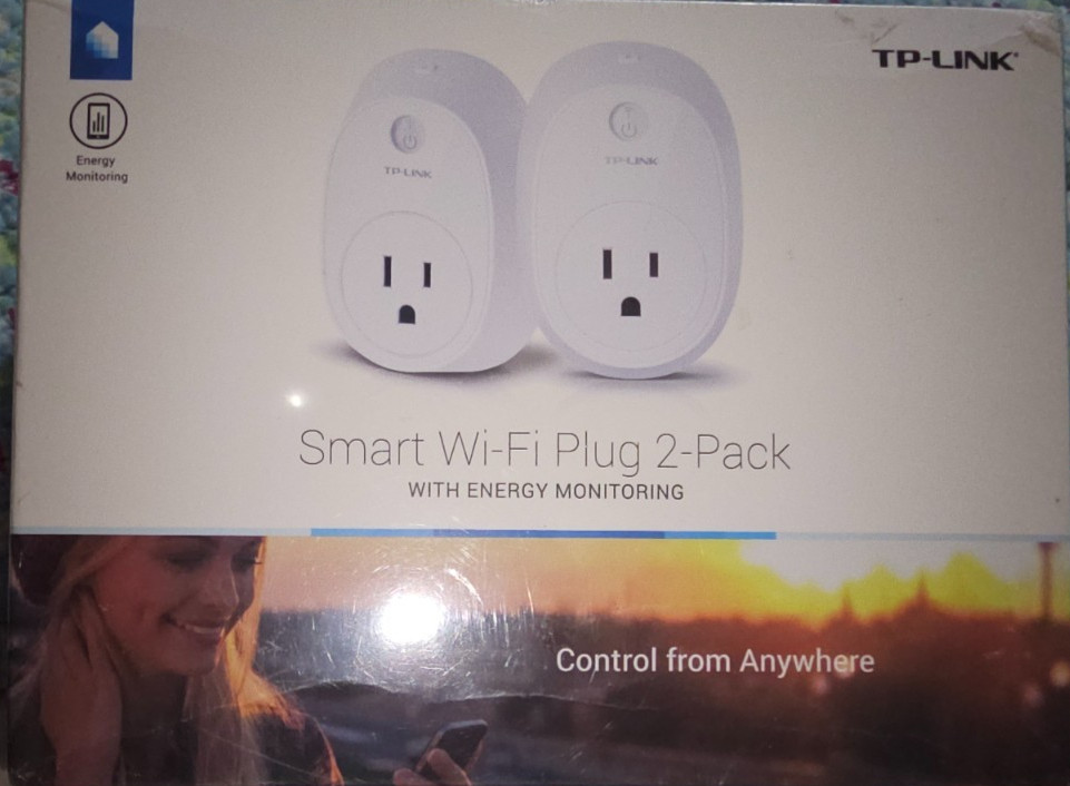 TP-Link Smart Wi-Fi Plug 2 Pack With Energy Monitoring Control From Anywhere