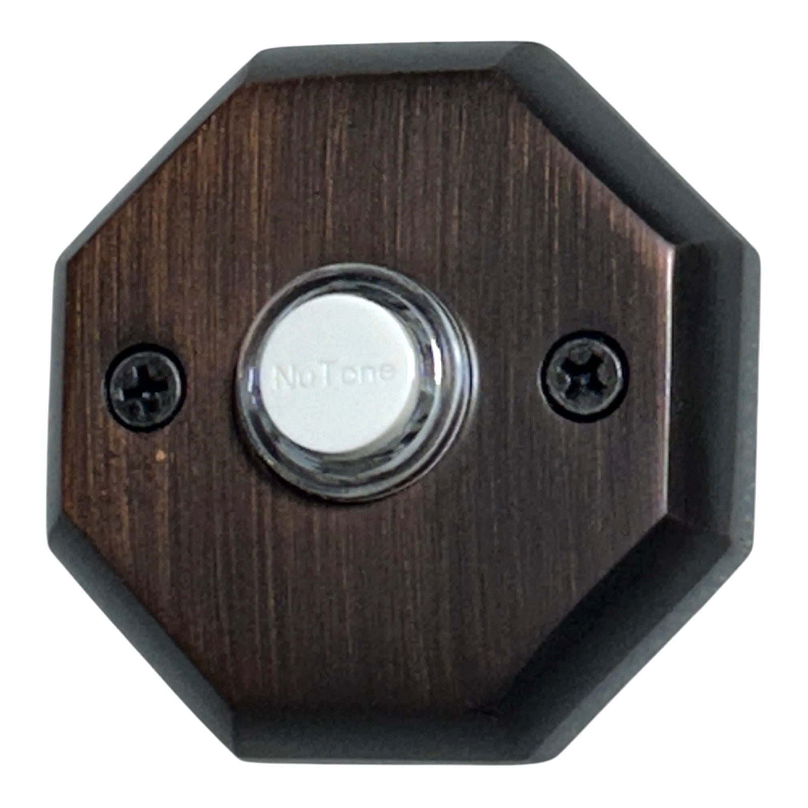 Nutone Lighted Pushbutton Octagon Door Bell Oil Rubbed Bronze Brass NB2011RB