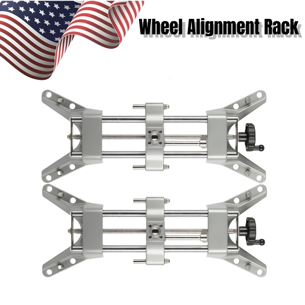 2pcs Wheel Alignment Rack Rim Clamp Mount 11'' to 25'' Rim Mount Rack Tool USA