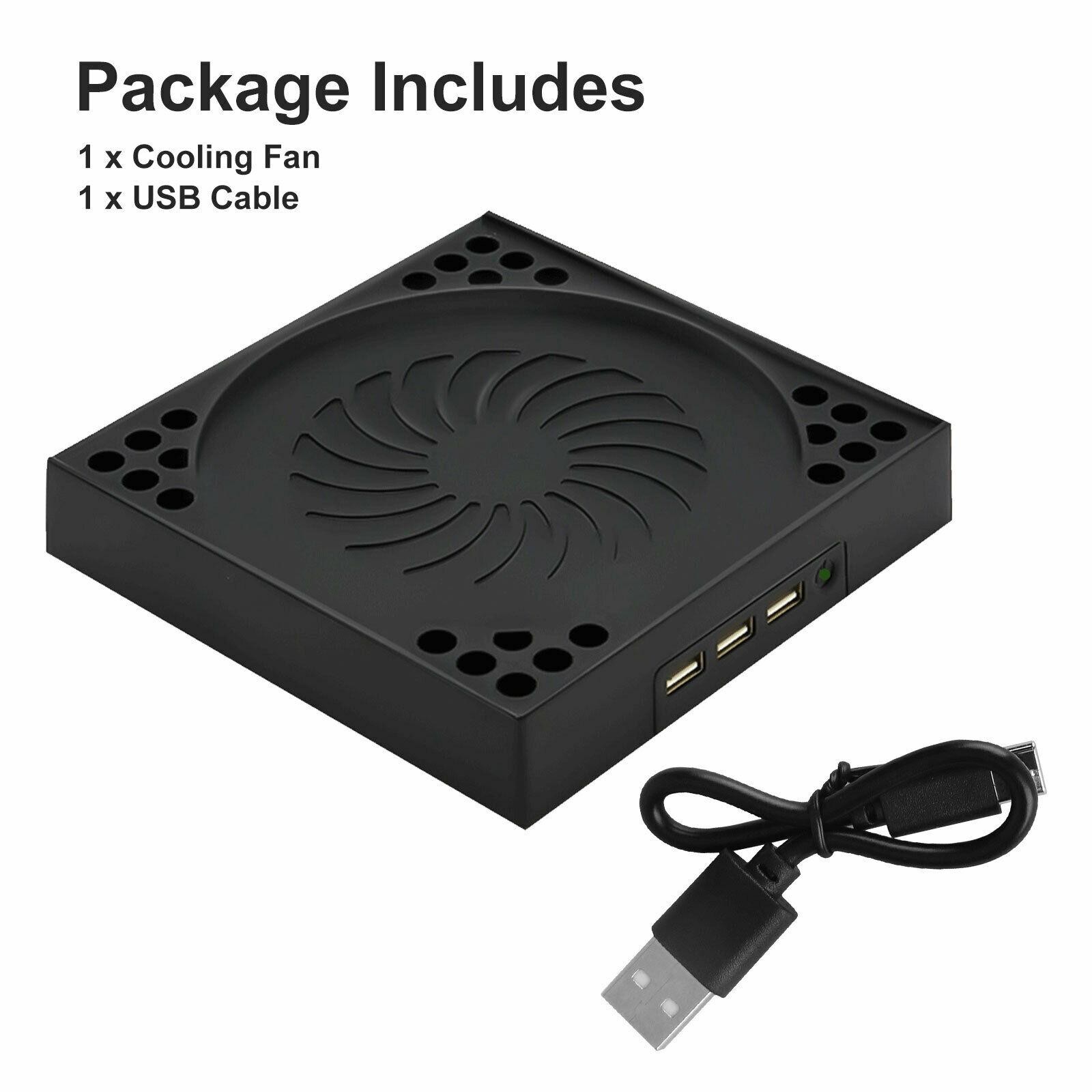 5V Type C Cooling Fan Vertical Stand USB Cooler For Xbox Series X Game Console D