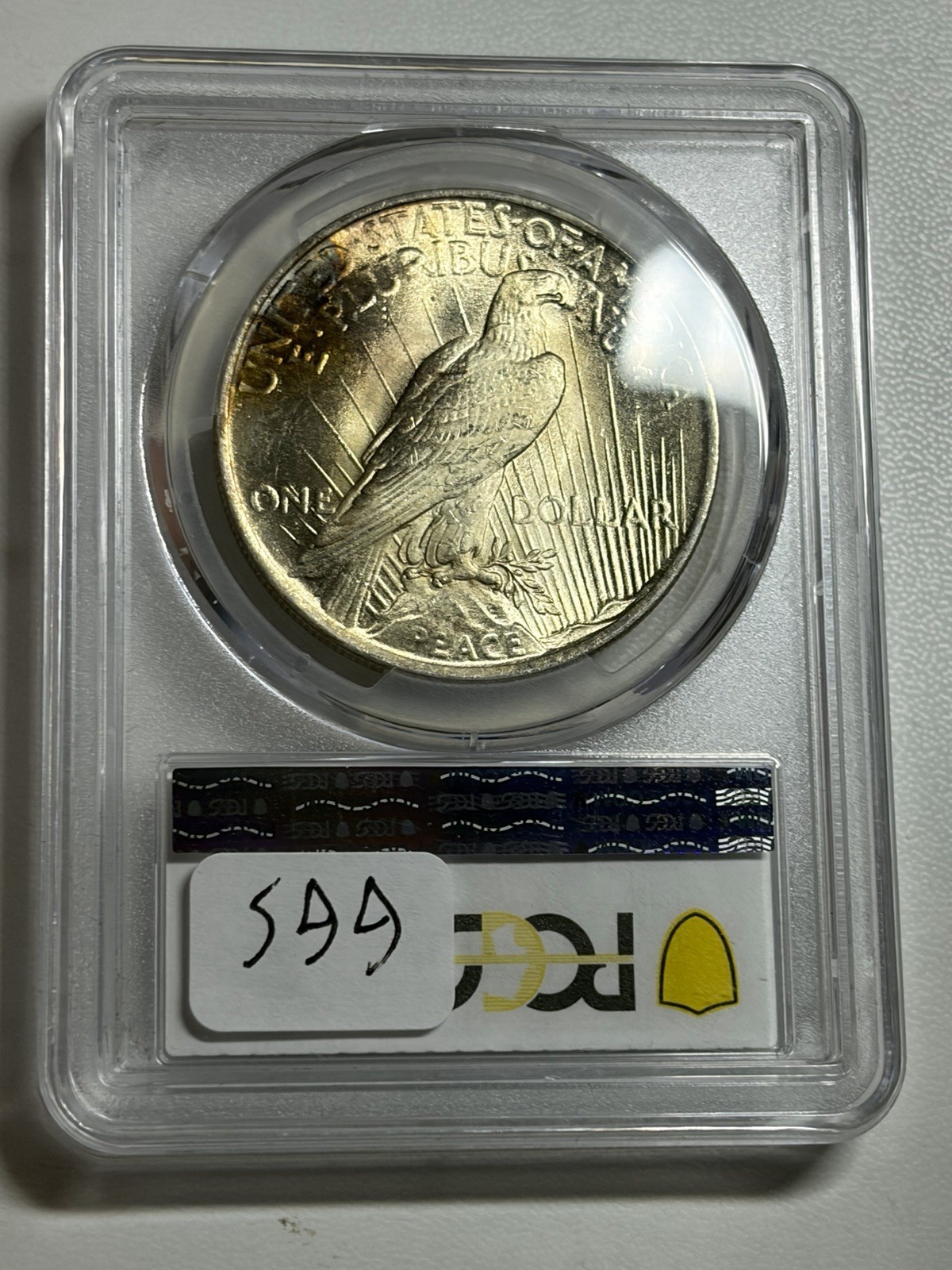 1923 $1 Peace Silver Dollar PCGS MS65 High Grade