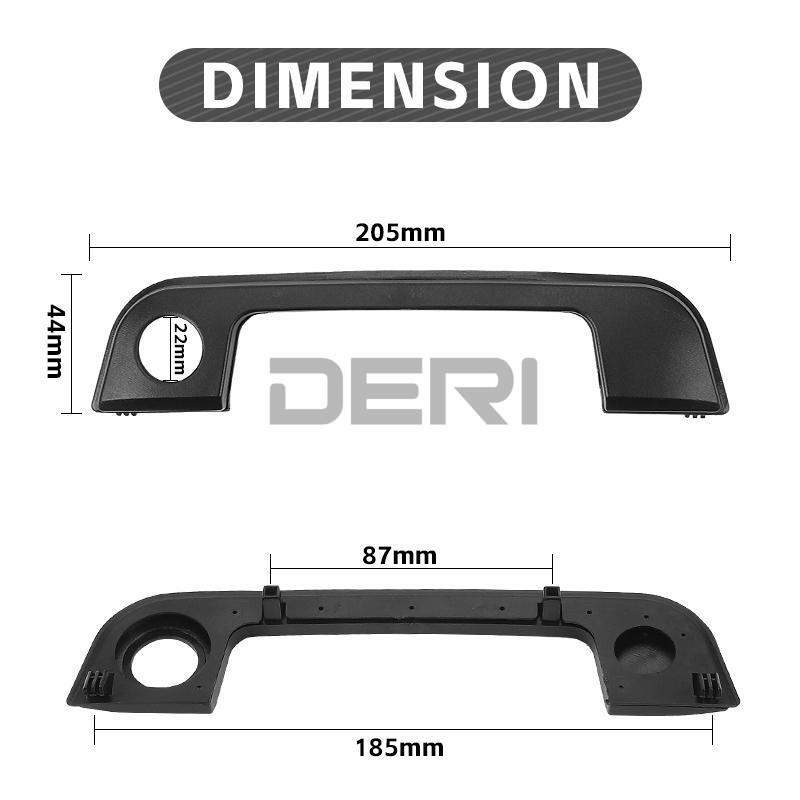4x Front Door Handle Cover w/ Rubber Gasket for BMW E36 E34 E32 Z3 3 5 7 Series