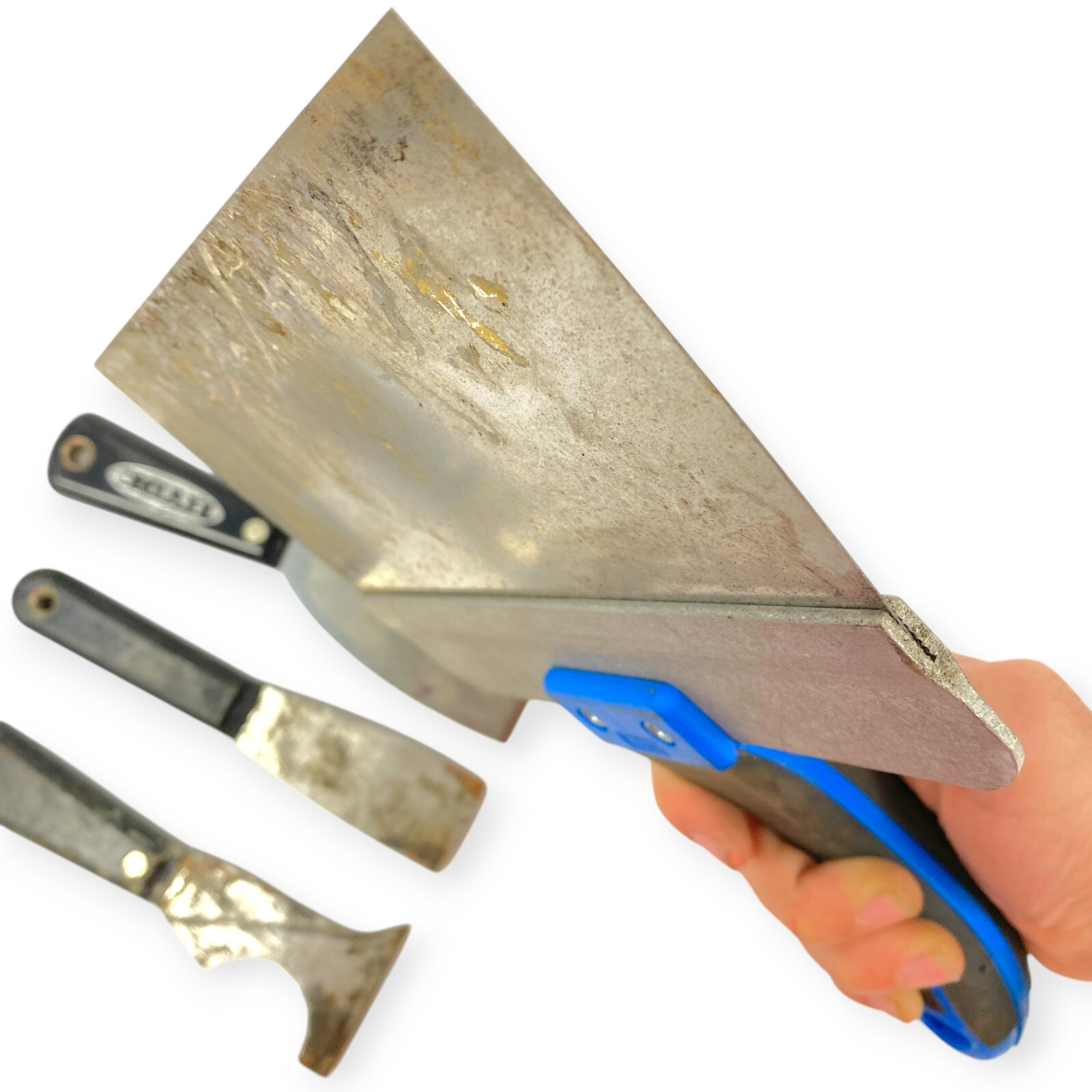 Hyde and Unbranded Wide, Mixed Putty Knife Set, 4 Pcs