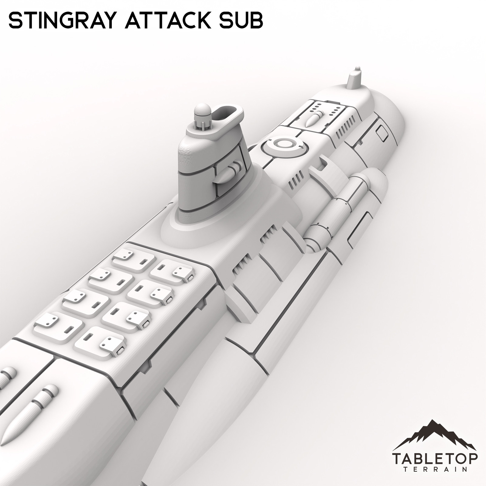 Stingray Attack Sub - Small Scale Mech Wargames 6mm 8mm