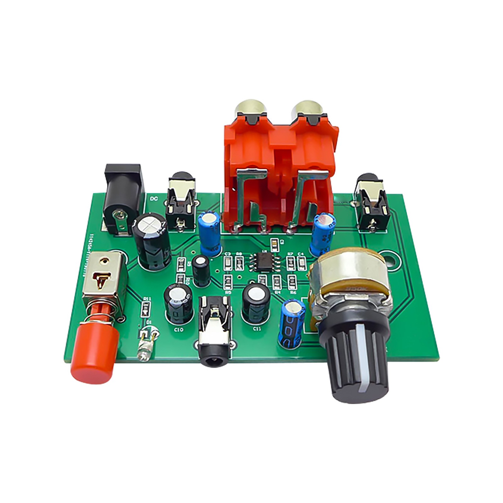 3.5mm Input Output Stereo Audio Preamplifier Headphone Amplifier NE5532 DC9-19V