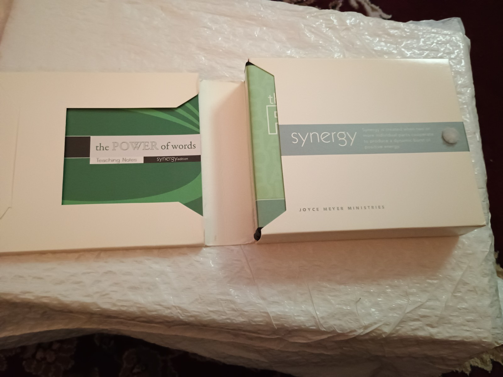 Joyce Meyer, The Power Of Words Synergy.1 DVD,2 CD's 1 Teaching Notes. Preown GC