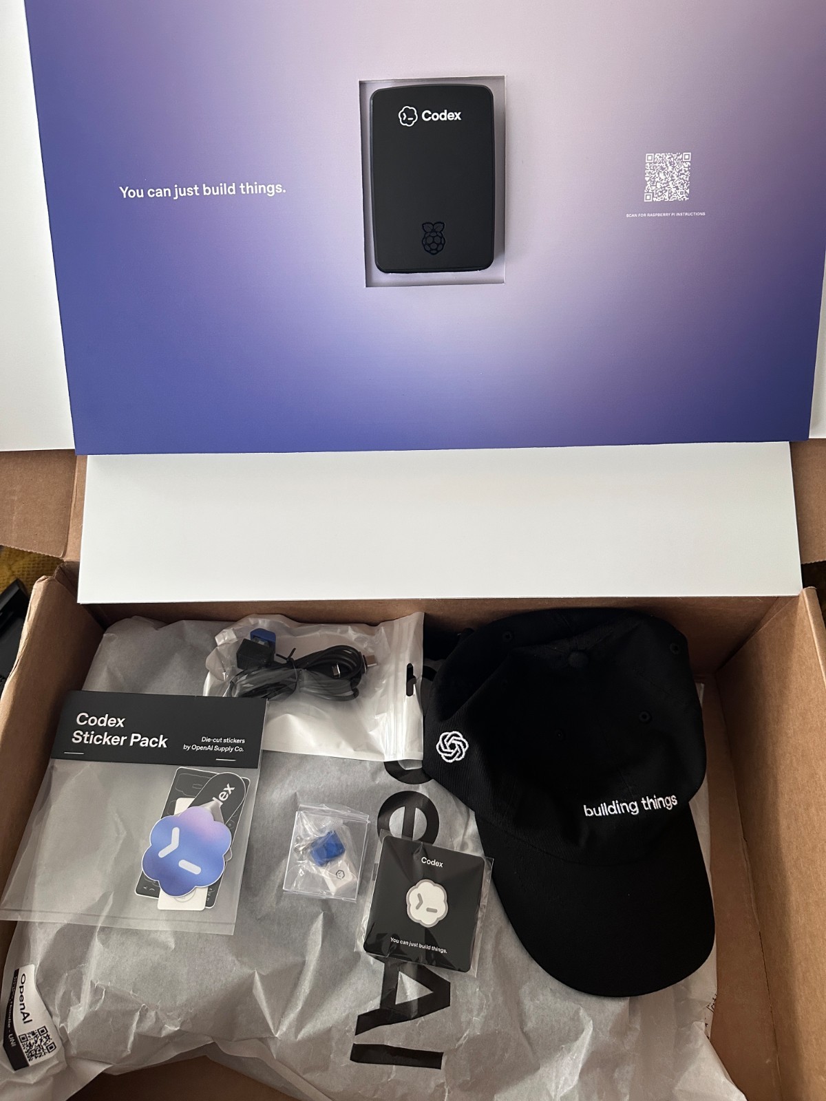 ULTRA RARE OpenAI - 1 of 100 Super Bowl Codex Elite Kit | RPi 5 + Hoodie L + Cap