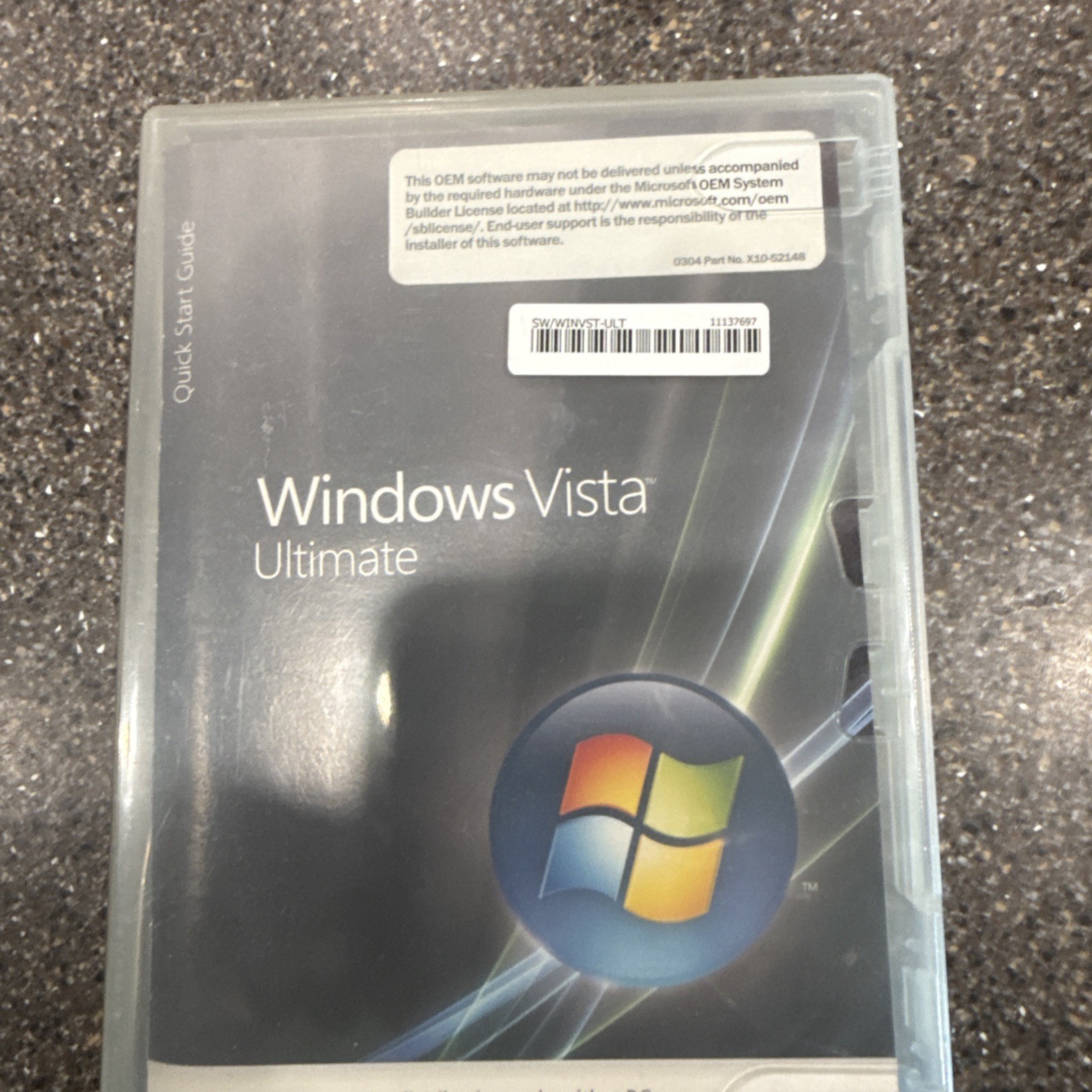 MS Windows Vista Ultimate Upgrade 32 Bit Genuine Version w/ Product Key