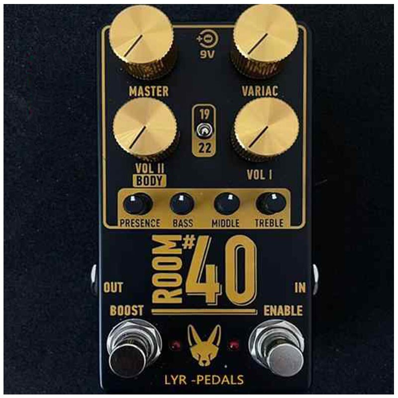 ROOM40 Distortion Effector Rock Electric Guitar Overdrive Effect Pedal for PLEXI