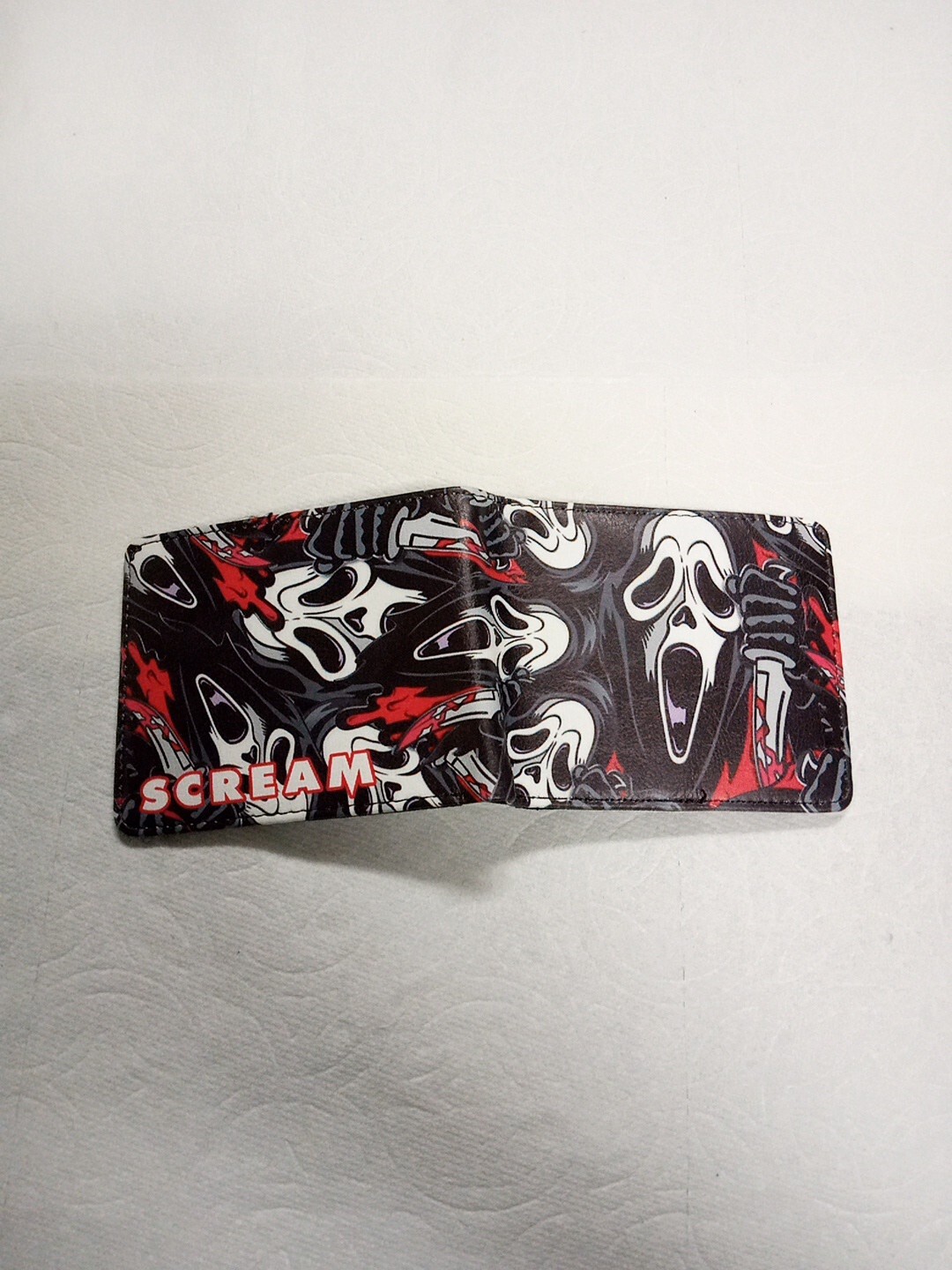 Scream Print Bi-Fold Wallet