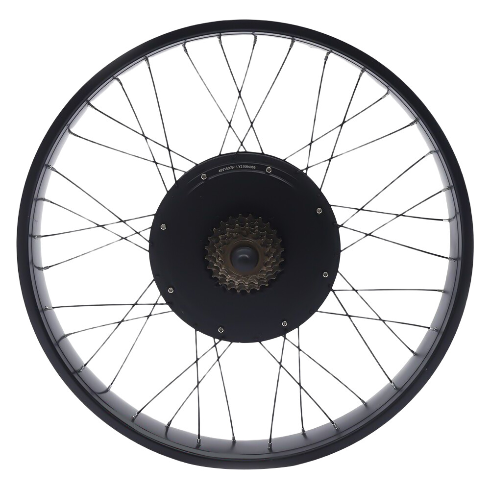 26" Rear Hub Motor LCD E-Bike Electric Bicycle Conversion Kit Fat Tire 48V 1500W