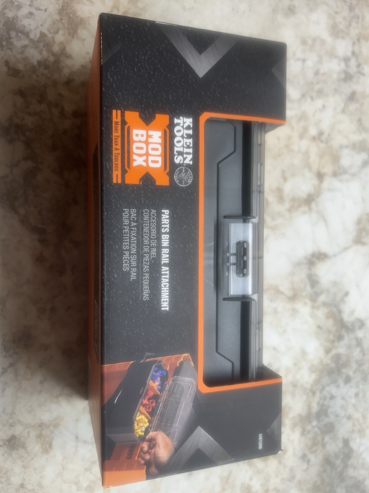 Klein Mod Box Parts Bin Rail Attachment 54815MB, NEW