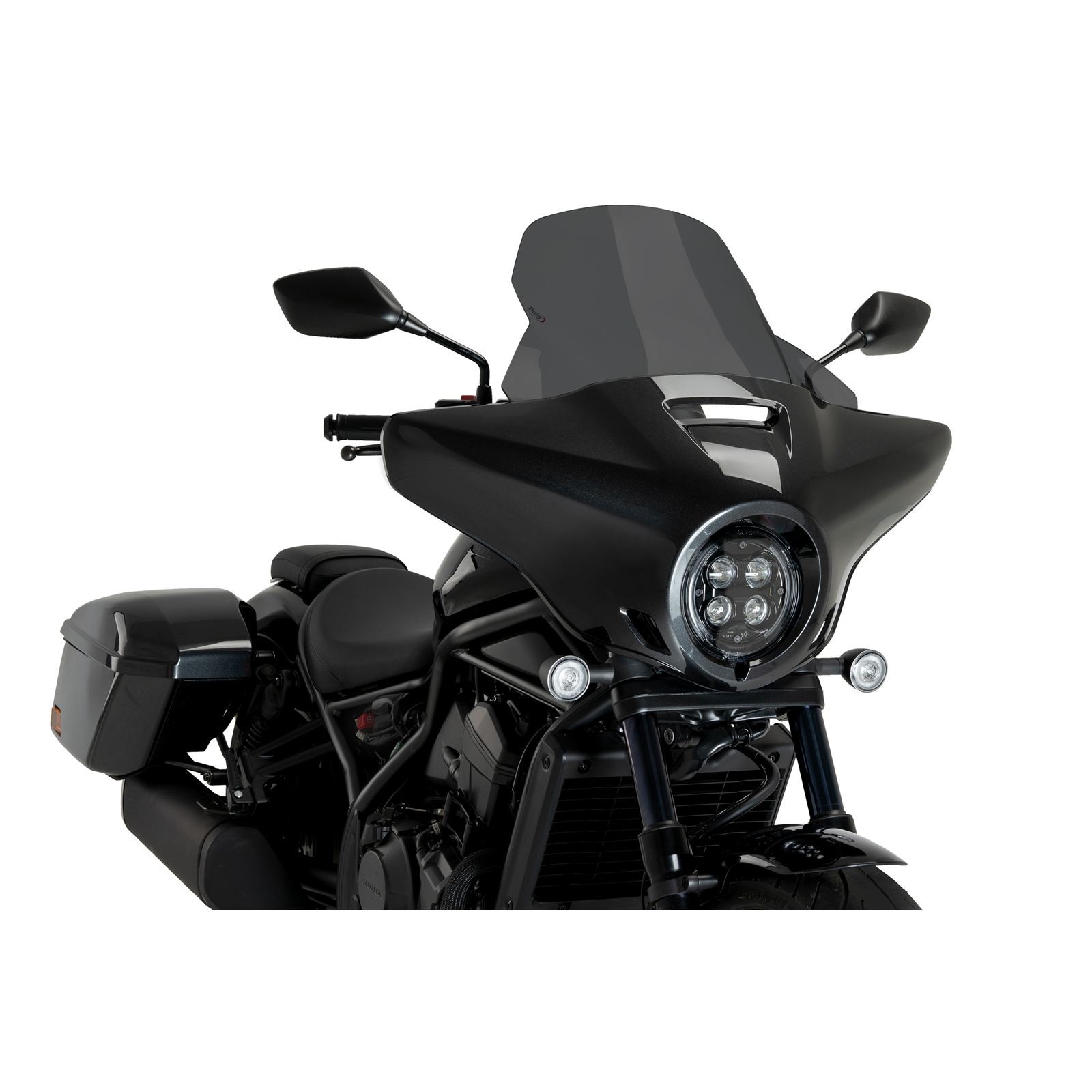 Puig High-Road Touring Screen fits Honda CMX 1100T Rebel '23 - Dark Smoke 21545F