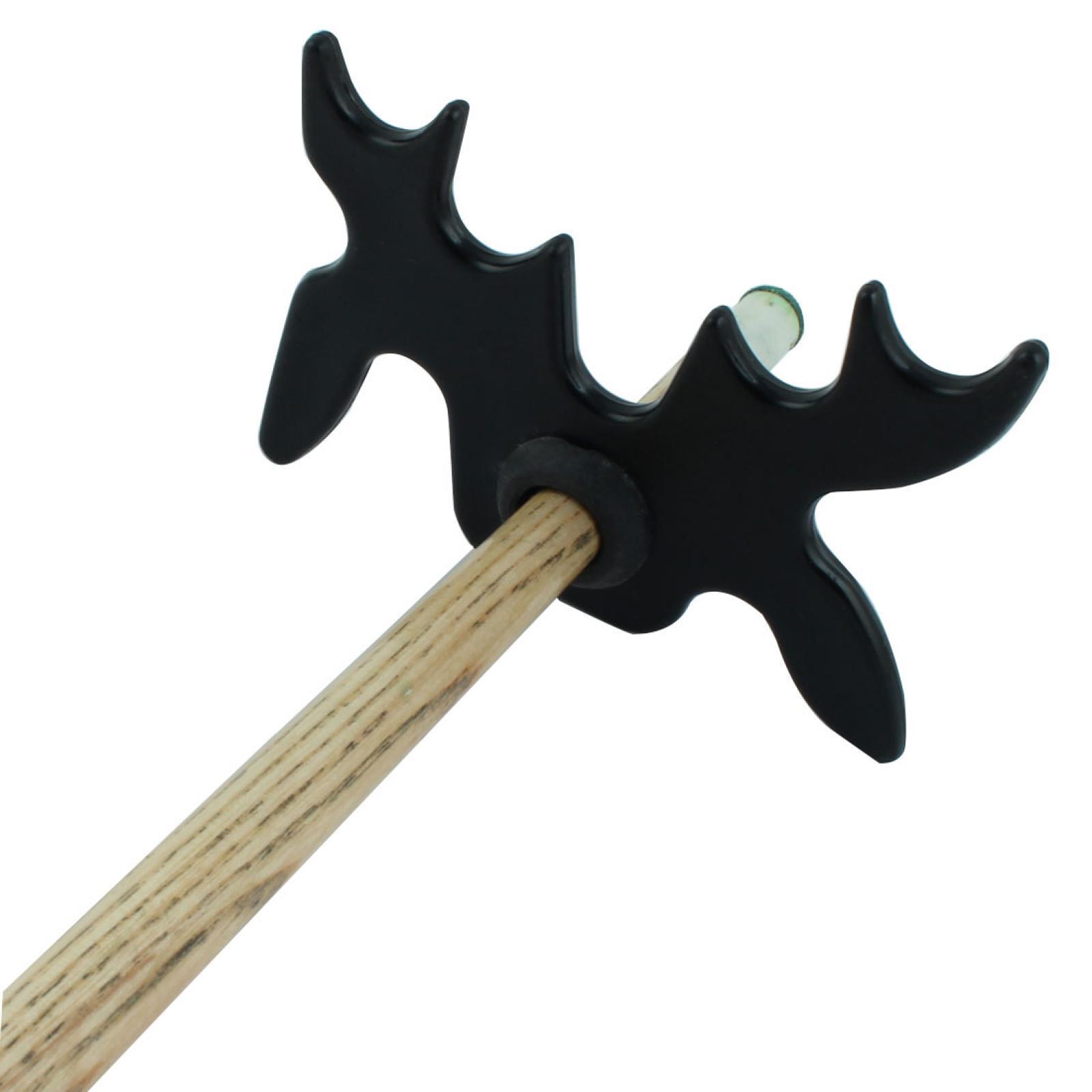 Billiard Pool Table Accessory Plastic Snooker Cue Rack Rod Head Holder Black