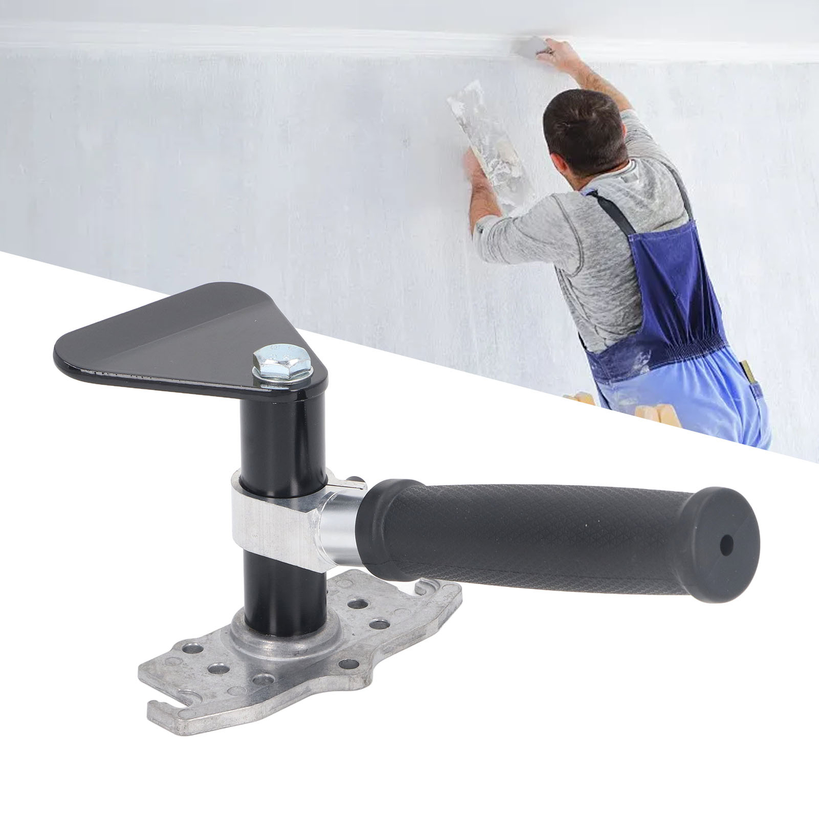 Flat Box Extension Handle Aluminium Alloy Drywall Flat Finisher Box Handle