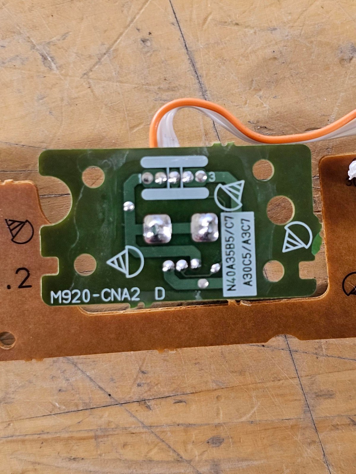 Casio Panel Board Assembly M920-CNA1 for Casio Digital Pianos Part 10433563