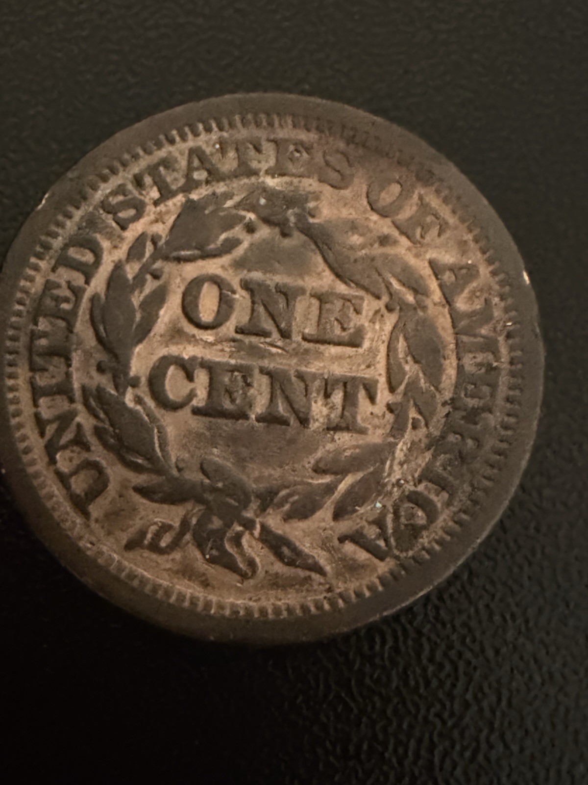 1845 Large Cent VG