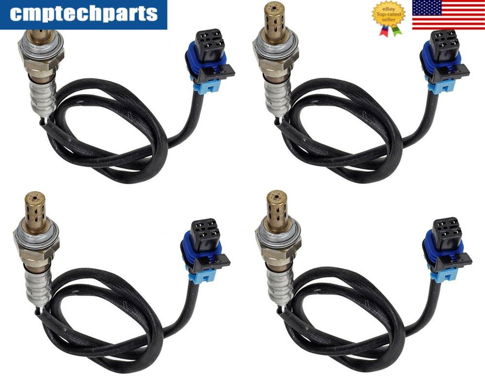 4pcs Oxygen Sensor Down Upstream for Buick Enclave 12-17 Cadillac XTS 13-18 3.6L