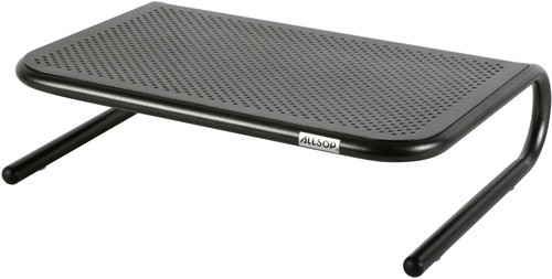 Allsop 30165 Metal Art Jr. Monitor Stand Pearl Black [New ] Black