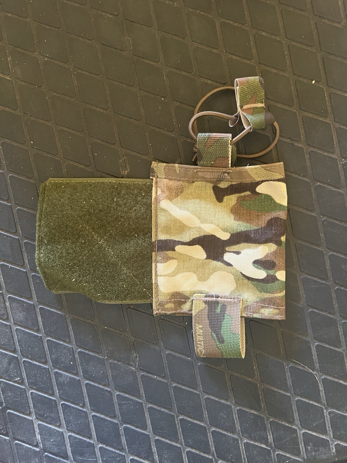 Tactical Multicam Hook And Loop Side Pouch For Magazine