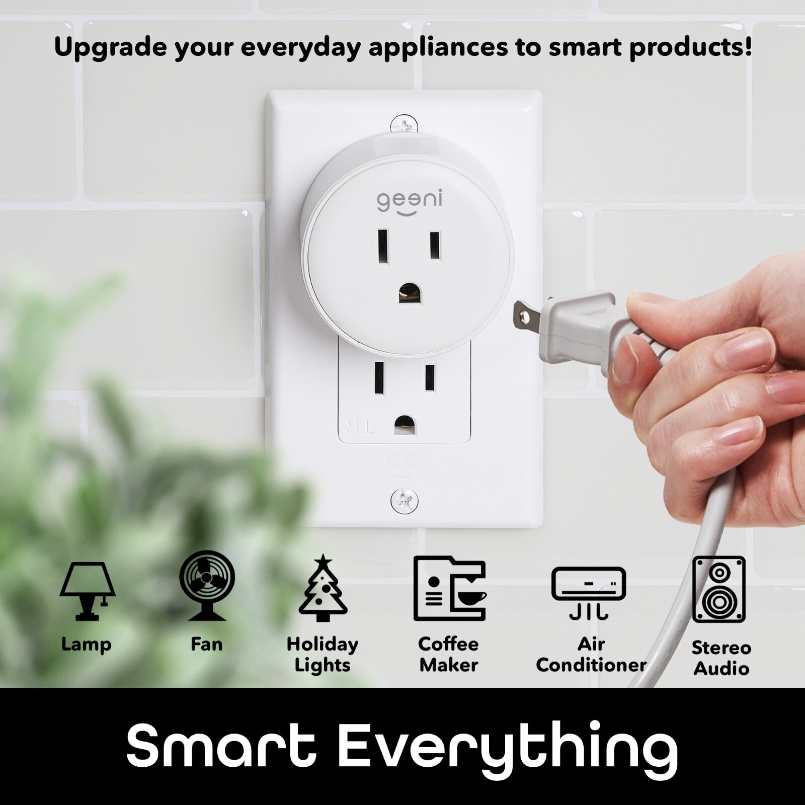 Geeni DOT Smart Wi-Fi Outlet Plug with Voice Control (2 Pack)