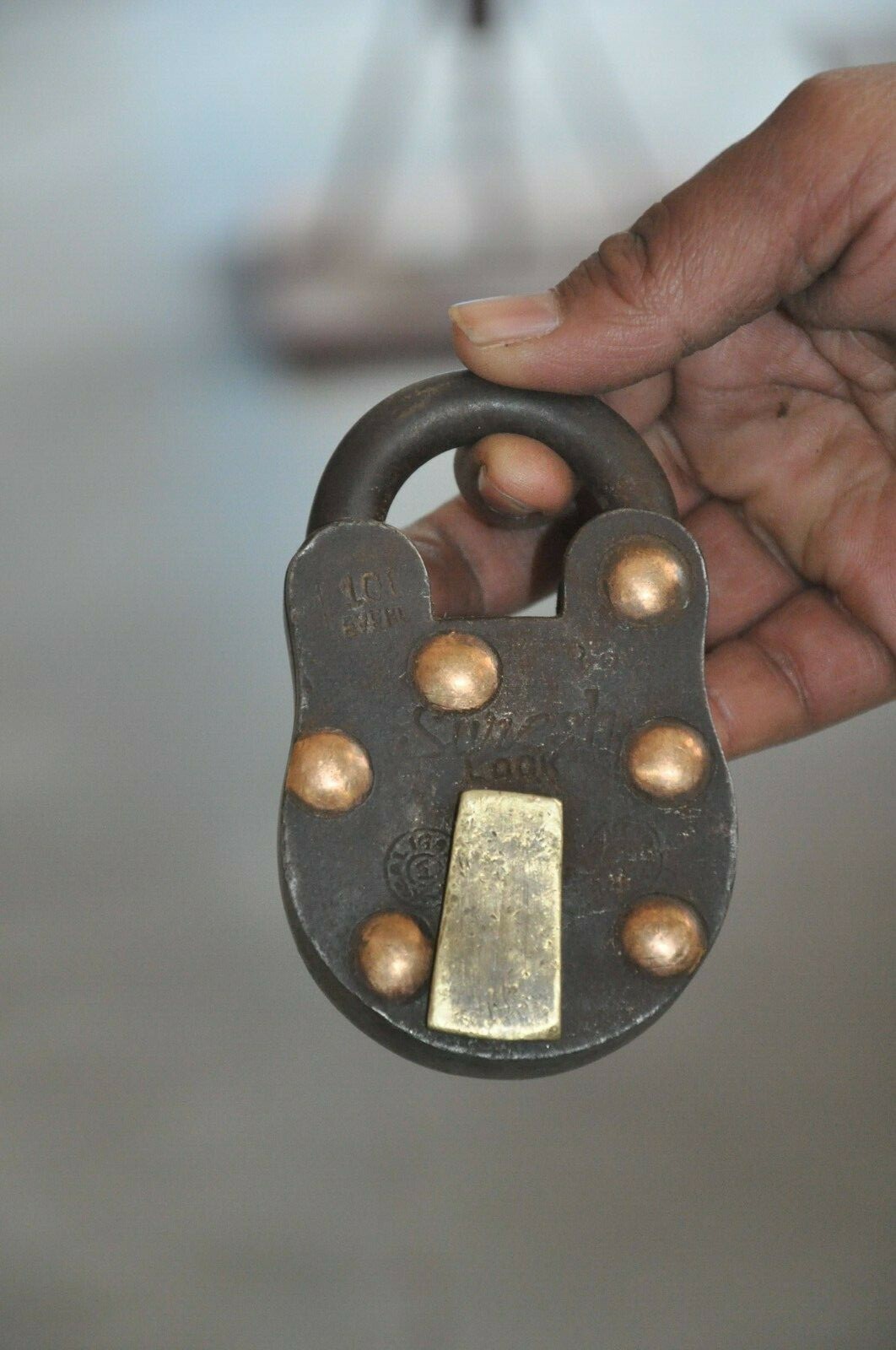 2 Pc Vintage Iron Unique Different Shape Handcrafted Padlocks
