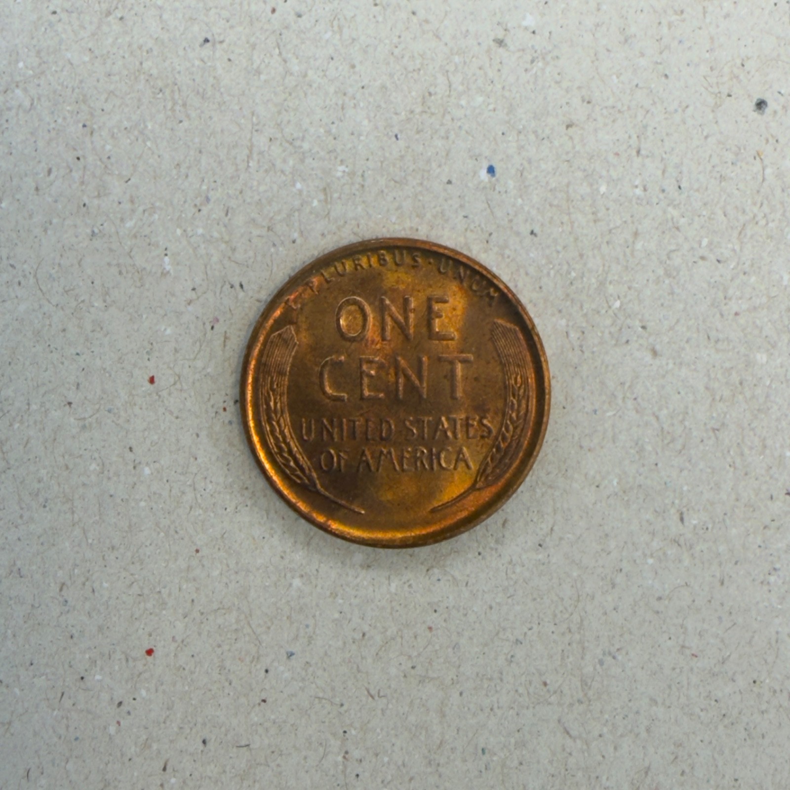 1942 WHEAT 1C RB/BN Lincoln Wheat Cent Higher Grade Solid Color