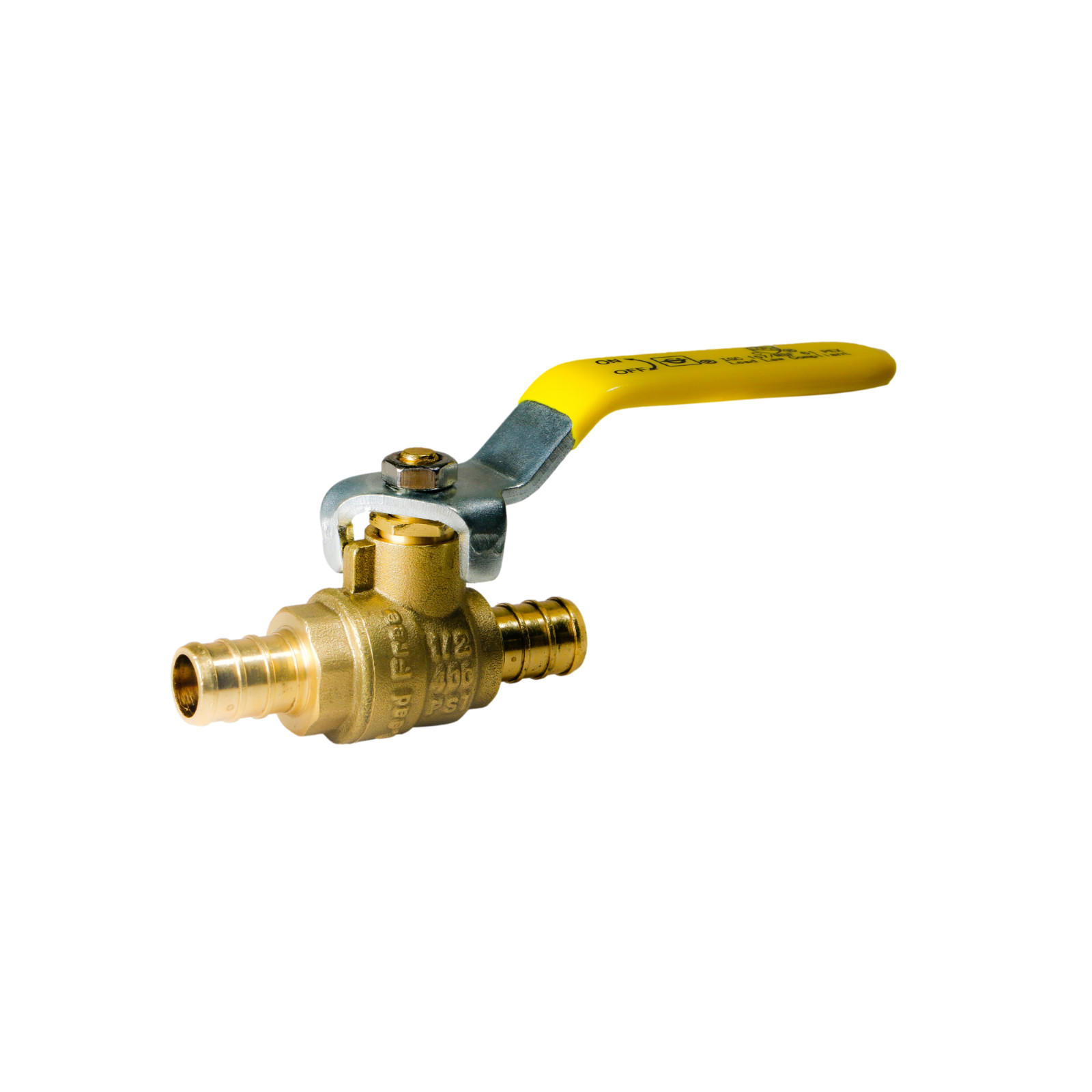 20 Pack  XFITTING 1/2" PEX B Brass Shut Off Ball Valve Full Port , Lead Free