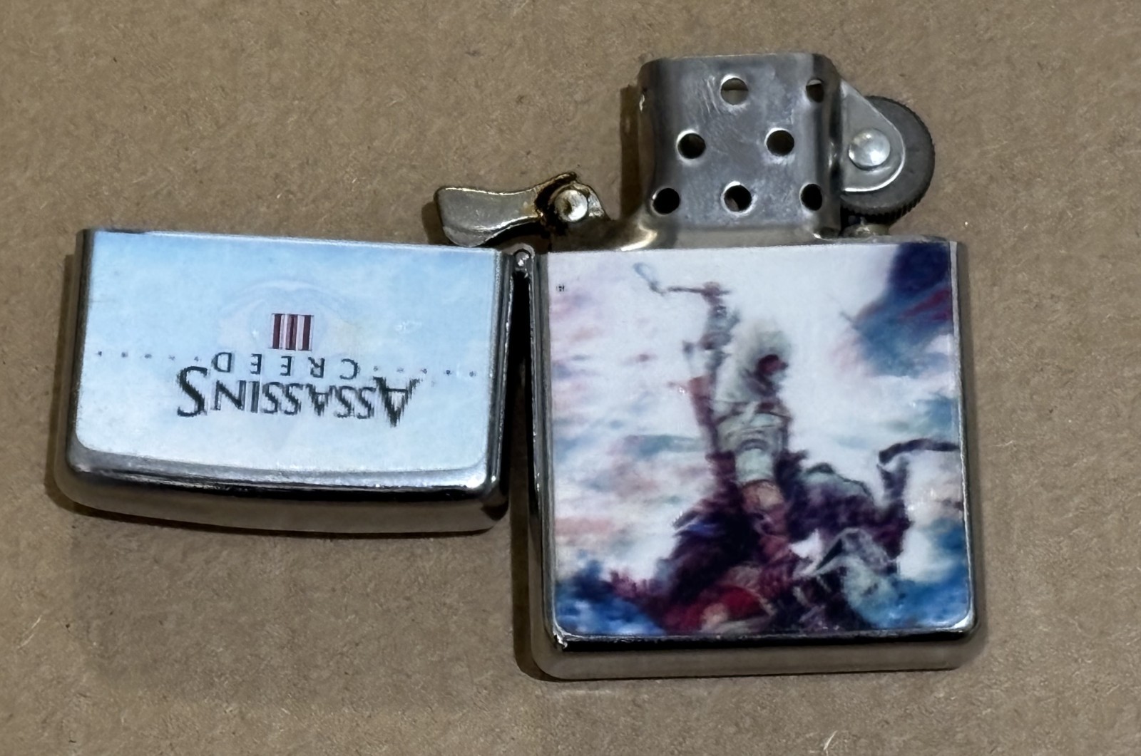 Unbranded Assassin’s Creed III Lighter (Unused, Working Condition)