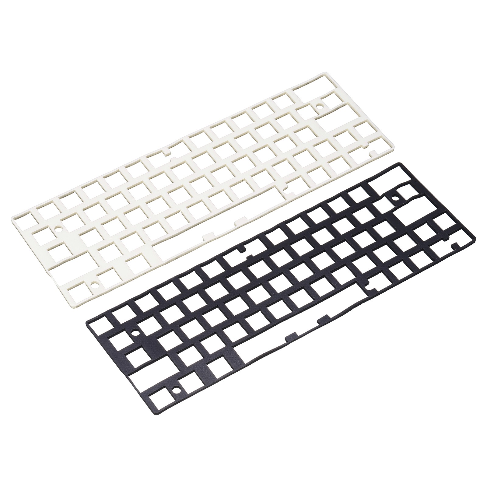 2pcs 4x11" Keyboard Foam 64 Layout Sound Dampening Foam Pads Black/White