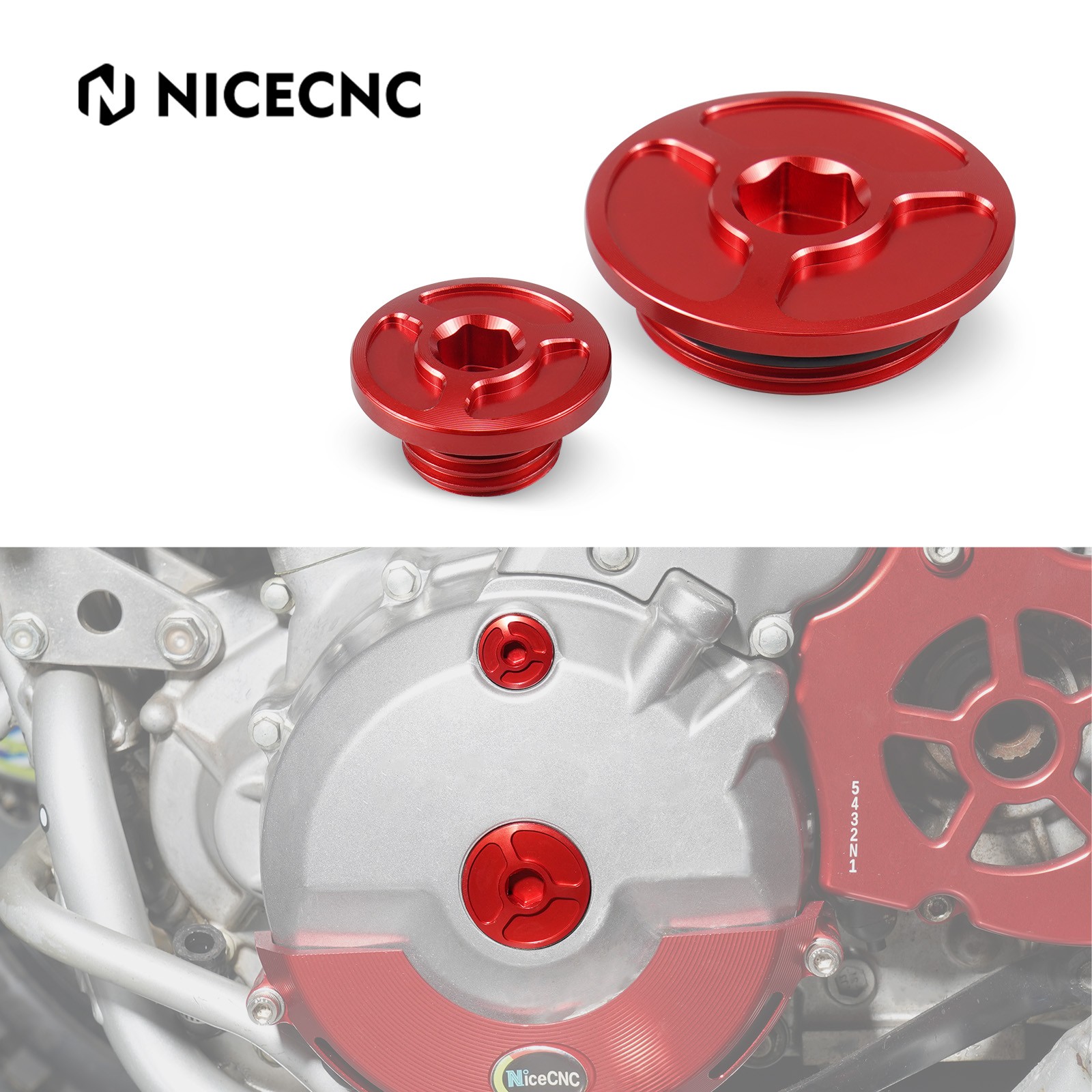 Crankcase Engine Timing Plugs For Honda CRF150R 2007-2020 TRX450R TRX400EX 04-08