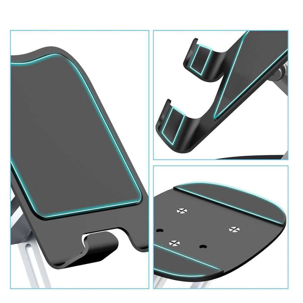 360° Rotating Universal Foldable Adjustable Tablet Stand Desk Phone Holder Mount