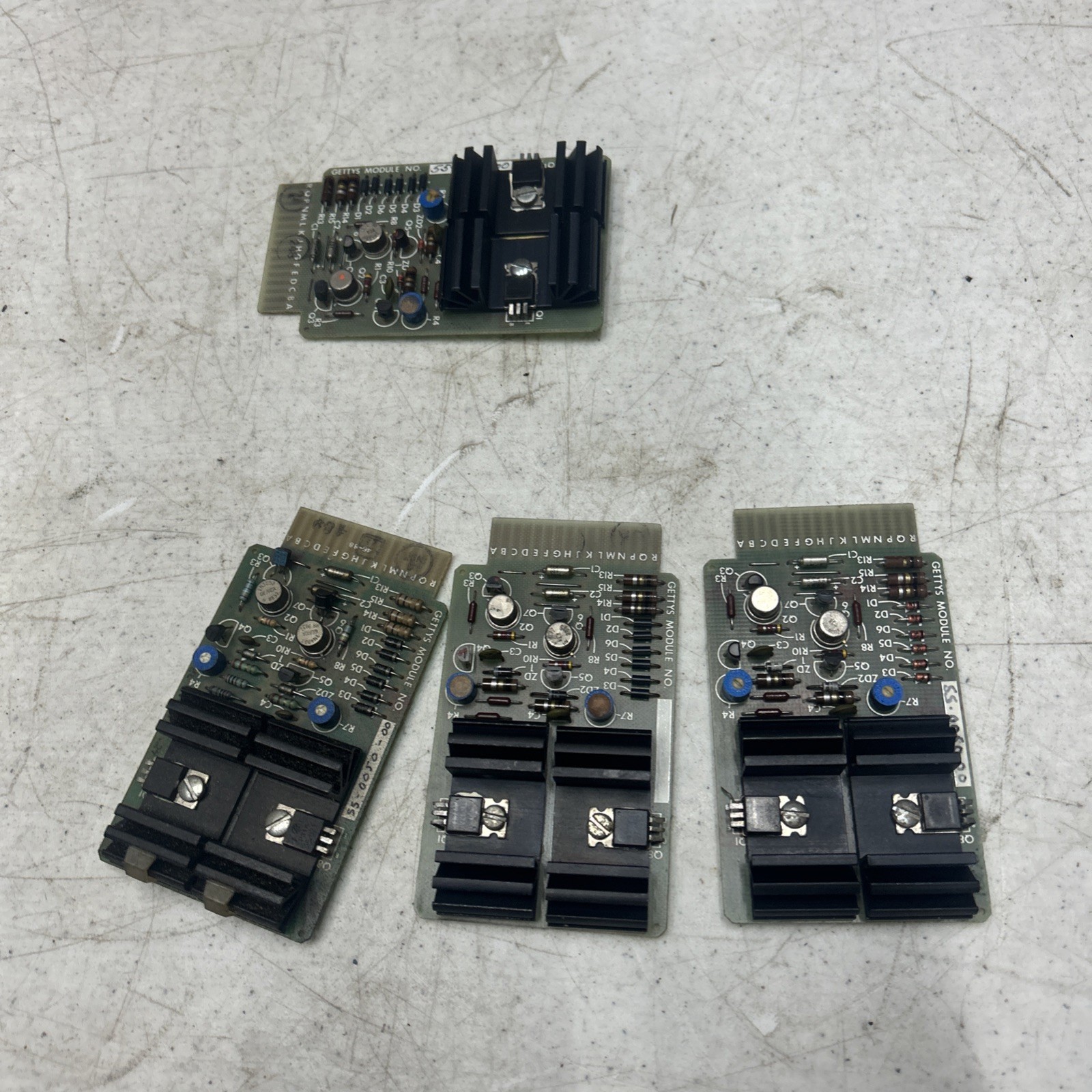 Lot Of 4 Gettys 55-0050-00 Circuit Board PCB