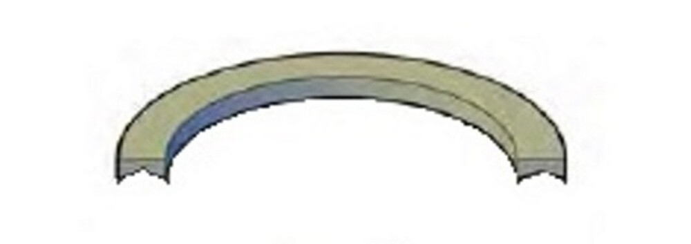 V010001500NF - 1" X 1-1/2" Nylon Female Vee Packing (Top)