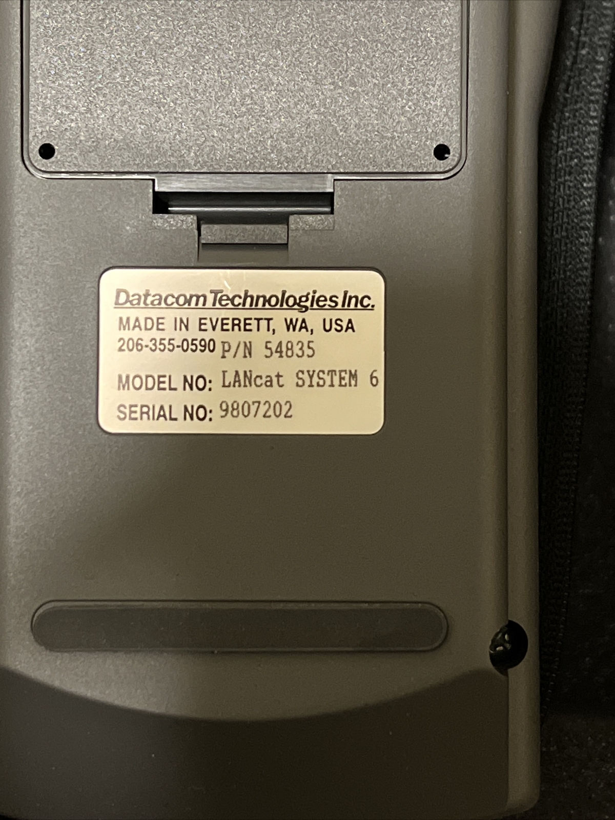 Datacom Textron Lancat System 6 Cable Tester