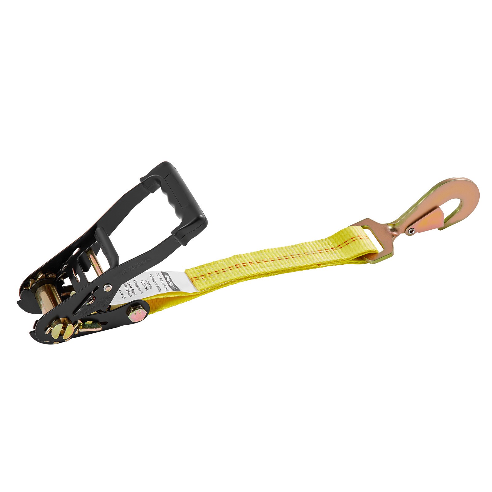 4 Set Wheel Chock Tie-Down Kit Flatbed Ratchet Tie Down Strap w/Spring Hooks