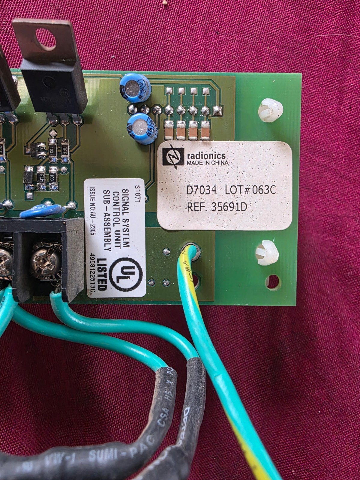 Radionics D7034 4-point Zone Expander (for D7024 Board)