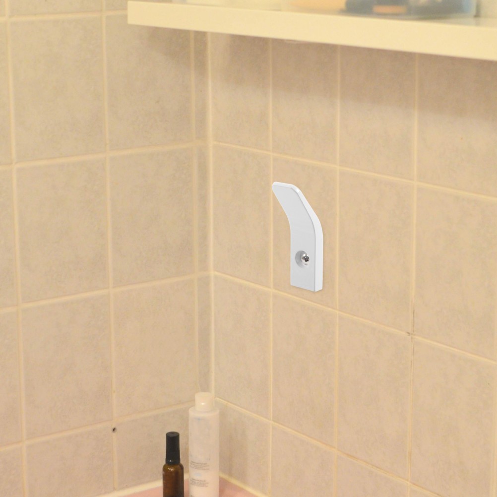 2 PCS Coat and Hat Rack Space Saving Hangers Bathroom Wall Hooks