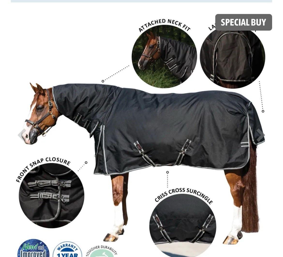 STORM SHIELD Classic II Turnout Horse Blanket | Various Size, Color and Style