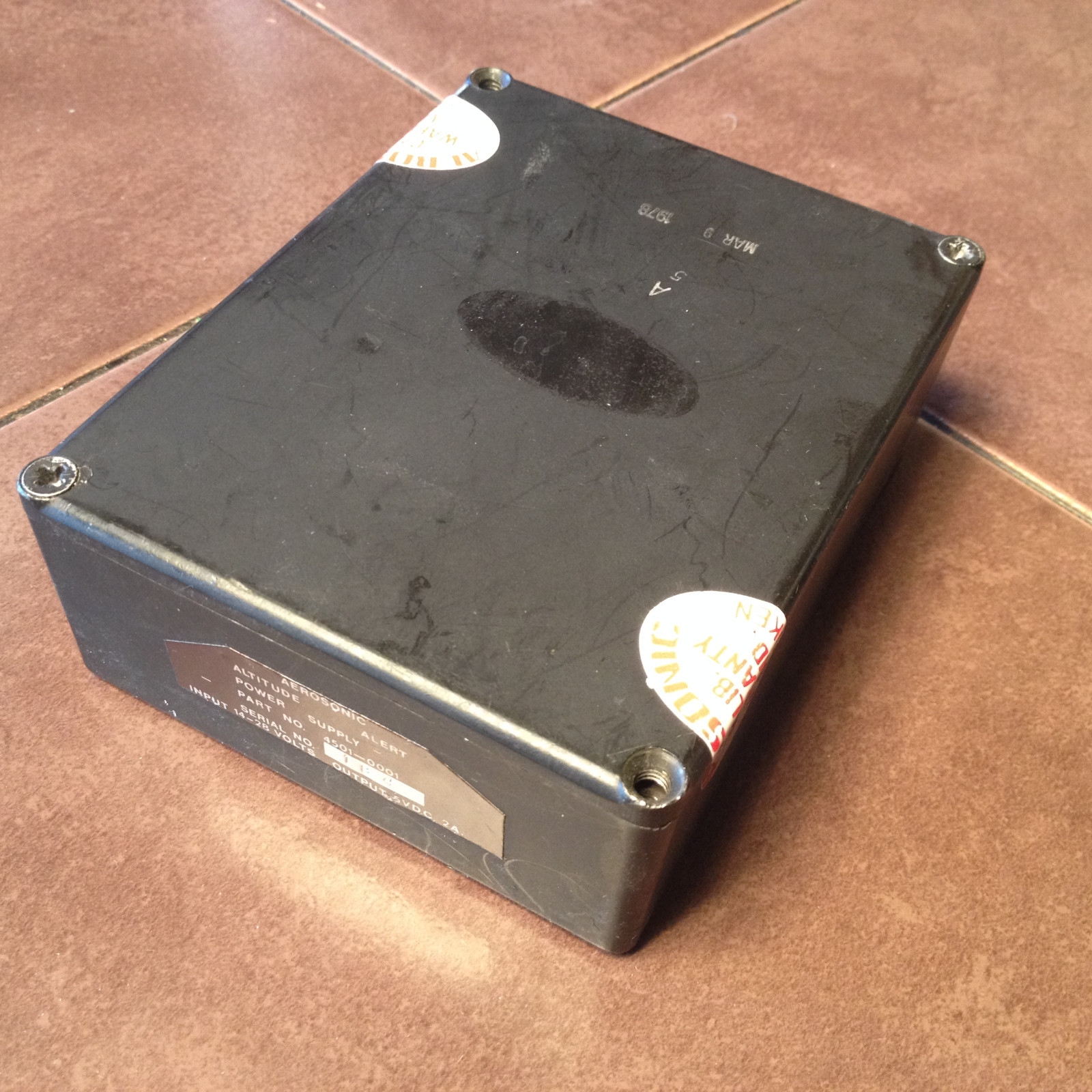 Aerosonic Altitude Alert Power Supply 4501-0001.