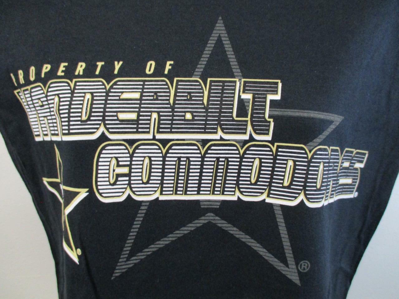 New Vanderbilt Commodores Womens Sizes M-L-XL Black Shirt